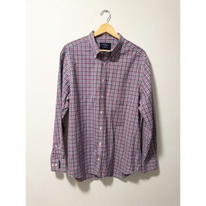 Charles Tyrwhitt Large Weekend Shirt Non-Iron Plaid L Button Down Like New